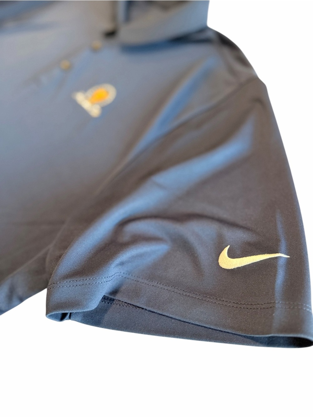 nice Nike Golf Dri-FIT blue embroidered Presidents Cup 90s y2k style Polo Men XL - Picture 4 of 8